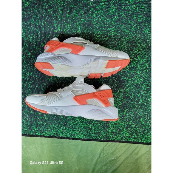 Girls' Nike Air Huarache Run White Racer Pink Running Shoes GS 654280-108 sz 7y - Picture 8 of 10